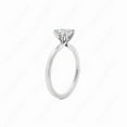 thumbnail image 2 of Cora Jewellery Tulip Basket 2CT Round Moissanite Solitaire Engagement Ring For Women, 14K White Gold, 2 of 5