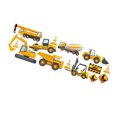 thumbnail image 6 of Creative Construction Vehicle Wall Decal Model - Free Combination Art Sticker for Home, Bedroom, and Living Room Decor, 6 of 7