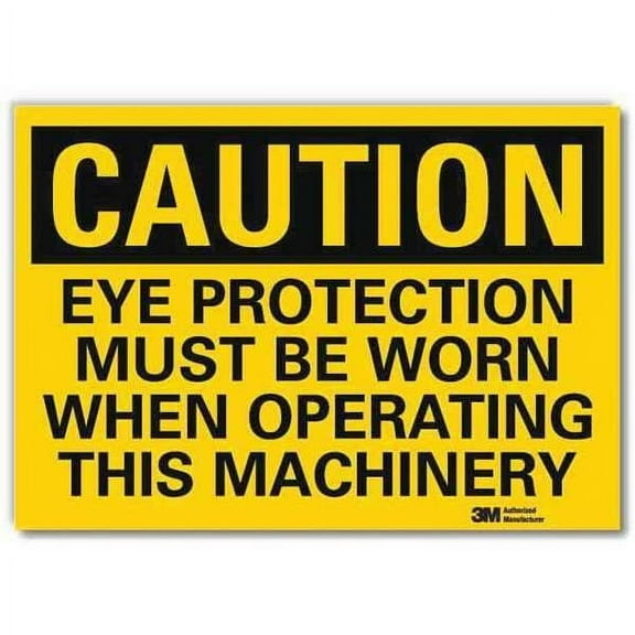 Lyle Caution Sign,7inx10in,Reflctv Sheeting U4-1282-RD_10X7