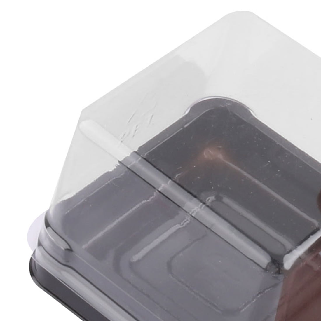 Unique Bargains Plastic Bakery Chinese Moon Cake Muffin Boxes Container Holder Cover 50pcs