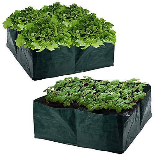 4Grids Flower Grow Bag Yard Gardening Nursery Vegetable Planter Planting Bed 