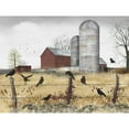 thumbnail image 3 of Jacobs, Billy 24x19 Black Modern Framed Museum Art Print Titled - Fall Gathering, 3 of 5