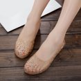 thumbnail image 3 of Womens Casual Flats Shoes Breathable Hollow Out Flat Shoes Comfortable Ladies Fashion Dress Shoes, 3 of 4