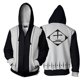 thumbnail image 3 of Sudadera con capucha de Anime Bleach para hombre y mujer, sudadera con cremallera, sudadera con capucha de Kuchiki Byakuya Squad 6 Captain, disfraces de cosplay, ropa de calle Harajuku, 3 of 5