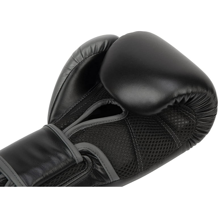在庫一掃セール Everlast PowerLock2 Black/Gray Oz 12 Gloves Training Boxing ボクシング