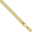 thumbnail image 5 of 14K Yellow Gold 4.0mm Silky Herringbone Chain, 5 of 6