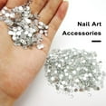 thumbnail image 3 of 1440Pcs/Bag Sparkling Nail Art Rhinestones White AB Transparent Glass Rhinestones for Stunning Nail Designs, 3 of 9