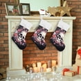 thumbnail image 7 of Coolnut 1PCS Halloween Skull Christmas Stockings Personalized 18”Large with Plush Cuff Christmas Decorations Stocking Holiday and Family Stocking Tree Fireplace Decor Decor Gifts, 7 of 7