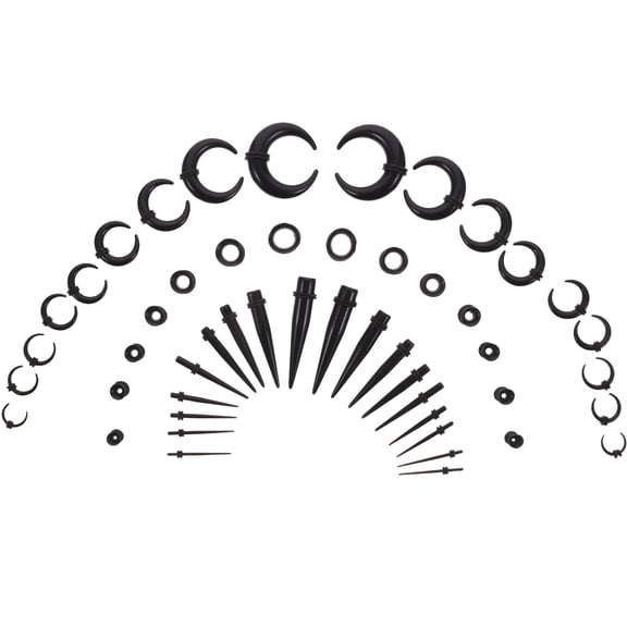 DESIGNICE 2026 New 1 Set Ear Stretching Tunnels Expanders Septum Ring Plug Earrings for Daily Wear,Parties,Festivals,Cosplay,Casual,Alternative,Punk