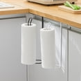 thumbnail image 2 of Kitchen Paper Towel Holders Non-punching Towel Roll Holders Storage Rack for Kitchen Refrigerator Garage Shop, 2 of 9
