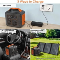 Modular Electrical Box Image UDPOWER C400 Portable Power Station with 40W Solar Panel,256Wh LiFePO4 ...