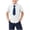 White, variant on LEKWK Uniform Shirts for Boys Button Down Short Sleeve Collared Oxford Shirt School Dress Tops with Tie Back to School Party Casual Wear Size 2-13 Years