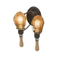 thumbnail image 4 of Meyda Tiffany 165256 Juala Pin 2 Light 14" Tall Wall Sconce - Copper Rust, 4 of 6