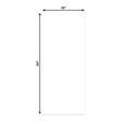 thumbnail image 2 of Textured White 10x24 Uncut Art Mat Board - No Opening - 25 Mats, 2 of 7