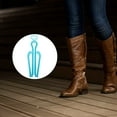 thumbnail image 3 of Boot Organizer Boots Shoe Clips Storage Shaper Folding High Heels Stretcher Shoes Rack, 3 of 6