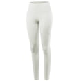 thumbnail image 2 of A2Y Women's High Waist Super Soft Cotton Full Length Leggings Bone 1XL, 2 of 6