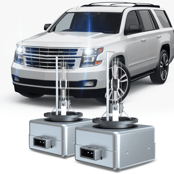 For 2015-2022 Chevy Tahoe Headlights Bulb D3S Bi-Xenon High Low Beam Replacement Kit 2Pack