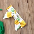 thumbnail image 4 of Diconna Ensemble Bikini 3 Pcs pour Filles, Hauts à Franges + Bas Ananas + Bandeau, 4 of 7