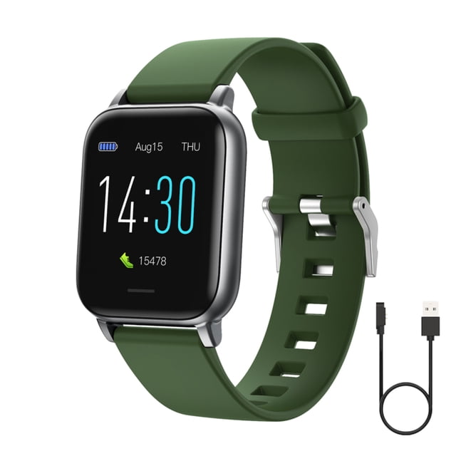 Reloj inteligente Heartrate Presión arterial Oxígeno Reloj de pulsera Temperatura corporal Control táctil Reloj impermeable, verde Advancent EL001549-06B