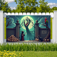 thumbnail image 6 of Grim Reaper Halloween Banner Spooky Hand Full Moon for Haunted House Halloween Party Scary Decoration, 6 of 9