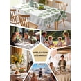 thumbnail image 5 of Sage Green Eucalyptus Leaves Table Cloth, Spring Country Botanical Waterproof Tablecloth for Rectangle Tables, Reusable Washable Fabric Table Cover for Restaurant Kitchen Dining Tables 60"x84", 5 of 6