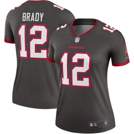 Tom Brady Tampa Bay Buccaneers Nike Women's Legend Jersey - Pewter