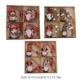 thumbnail image 4 of Ounissouiy 12 unids/caja Navidad arte decorativo fiesta atmósferas árbol de Navidad colgante escaparate chimenea decoración artesanal Kits de decoración para fiestas Tipo 1 Ounissouiy HA069781-01, 4 of 6