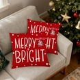 thumbnail image 6 of Christmas Tree Decorative Throw Pillow Covers 45x45cm Christmas Printed Pillow Cover Series Home Sofa Decoration Cushion Cover Bedroom Pillow Cover, 6 of 6