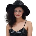 thumbnail image 1 of Aocisk Stylish Bucket Hat Outdoor Event Accessory Party Wear Versatile All Season Sun Black one size, 1 of 4