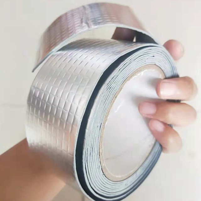 CATIEBYE De Caucho Butilo Para Reparaciones Con Superficie De Aluminio Color Plata Resistente