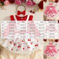 thumbnail image 6 of CAUYDY Preemie Girl Clothes Set Infant Girls Long Sleeved Romper Newborn Fall Winter Bodysuit Baby Picture Outfit 3 6 9 Months 1T 2T Sizes 0-3 Months,Red, 6 of 9
