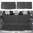 thumbnail image 1 of powoq Trunk Mat Compatible with 2018-2024 Ford Expedition/Lincoln Navigator 3rd Backrest Mat Replacement for 2018-2024 Ford Expedition Accessories(Trunk Mat+3rd Row Backrest Mat), 1 of 6