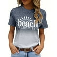 thumbnail image 2 of Aloohaidyvio Graphic T Shirts for Women,Summer Women's Vintage Beach Shirt Spring Short Sleeve Crew Neck T-Shirt 2024 Casual Graphic Tees, 2 of 5