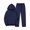 Navy, variant on Two Piece Outfits Sweatsuits for Women Set Hoodie and Sweatpants Set Jogging Solid Casual Suits White XL(XL)
