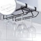 thumbnail image 4 of Estante para copas de vino Colgador al revés Soporte que ahorra espacio Soporte para colgar Organizador Restaurante Comedor Accesorio para vino Blanco Scienceny HA009155-01, 4 of 6