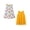 A3 Yellow/White, variant on THEE BRON Toddler Girls Spring Summer Short Sleeve Tank Top Play Casual Dresses, 2-Pack