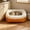 Orange, variant on 16.92 In Large Cat Bed Cat Beds for Indoor Cats, Small Pet Bed Washable Cat Bed, Cute Kitten Bed with Anti-Slip Bottom for Kitty and Puppy
