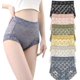 thumbnail image 1 of Women's French Ice Silk Lace Belly Panties High Waisted Ladies Briefs Sexy Underwear For Women 6-pack, 1 of 5