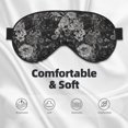 thumbnail image 3 of Naloa Rose Flowers Print Sleep Mask for Sleeper, Light Blocking Sleeping Eye Mask for Women Men, Eye Shade with Adjustable Strap for Travel, Nap,Meditation, 3 of 7