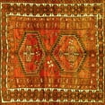 thumbnail image 1 of Ahgly Company Indoor Square Persian Yellow Traditional Area Rugs, 8' Square, 1 of 4