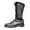 Black, variant on Men's Mid-Calf Boots, Wide Fit Renaissance & Medieval Style Boots for Cosplay and Themed Events,Red,US:12.5