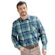 thumbnail image 2 of Atlas For Men - Camisa Cuadro de Franela para Hombre (Azul, Verde, Beige), 2 of 5