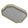 thumbnail image 3 of Gold Tray DecorativeMirror Tray American Style Perfume Tray Mirror Tray Ultimate Comfort, 3 of 5