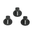 thumbnail image 3 of Black Control Knobs, Control Knob Durable Palstic 3 Pieces  For Old And Broken One For Ram B-Van 1998-2003, 3 of 8