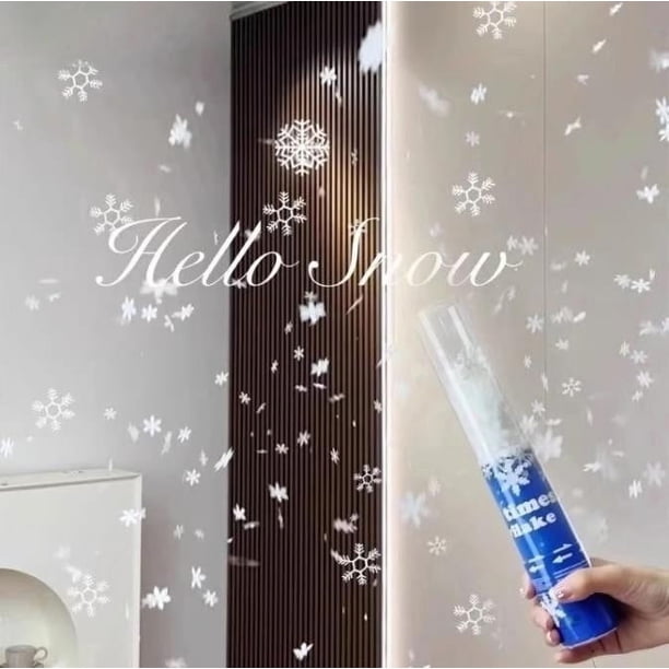 Ganfancp Palo de Copo de Nieve - Tubo de Copo de Nieve Romántica Nieve Seguro y Amigable Must-Have para Reuniones Familiares y Fiestas Ofertas Del Día Liquidación 1 X Bastón de Saludo