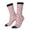 2 Black-1, variant on Cute Fox Pink Tree Crew Socks for Men & Women, Breathable Casual Athletic Ankle Socks