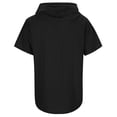 thumbnail image 5 of Conairie Boys Button Down Shirt Solid Relaxed Fit Collared Short Sleeve Tops Kids Comfortable Summer Basic Blouse 9-10 Y, 5 of 5