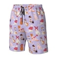 thumbnail image 4 of Fotbe Fashionable Cats Trajes de Baño Estampados para Hombre, Shorts de Verano de Secado Rápido, Ropa de Playa, Bañadores-X-Large, 4 of 6