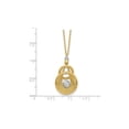 thumbnail image 3 of 14K Yellow Gold Multi-Circle Pendant Necklace with Chain (16.50 inches) for Women, 3 of 6