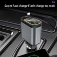 thumbnail image 2 of Cargador Coche Retráctil 4 en 1 Nocturna 120W para IPad IPhone, 2 of 9